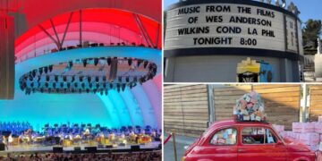 Inside the Hollywood Bowl’s whimsical Wes Anderson takeover