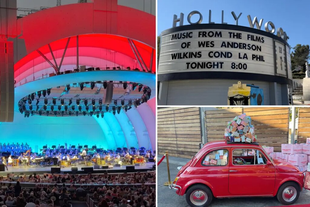 Inside the Hollywood Bowl’s whimsical Wes Anderson takeover