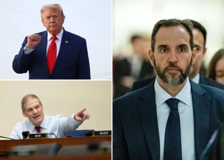 Jack Smith hit with criminal referral for allegedly making false statements to Congress about Trump probe: ‘Strong evidence’