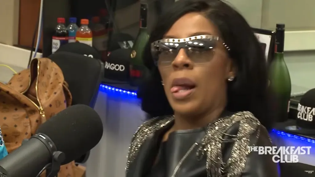 K. Michelle on The Breakfast Club podcast.