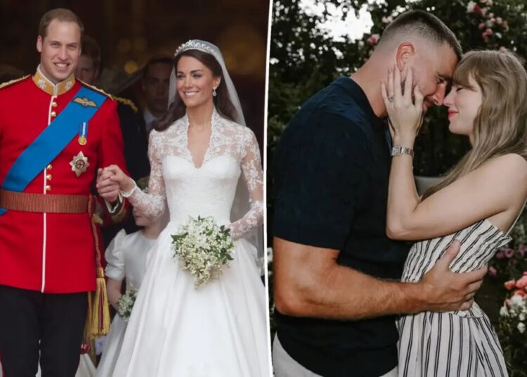 Kate Middleton and Prince William secretly met with Taylor Swift and Travis Kelce ahead of MSG wedding