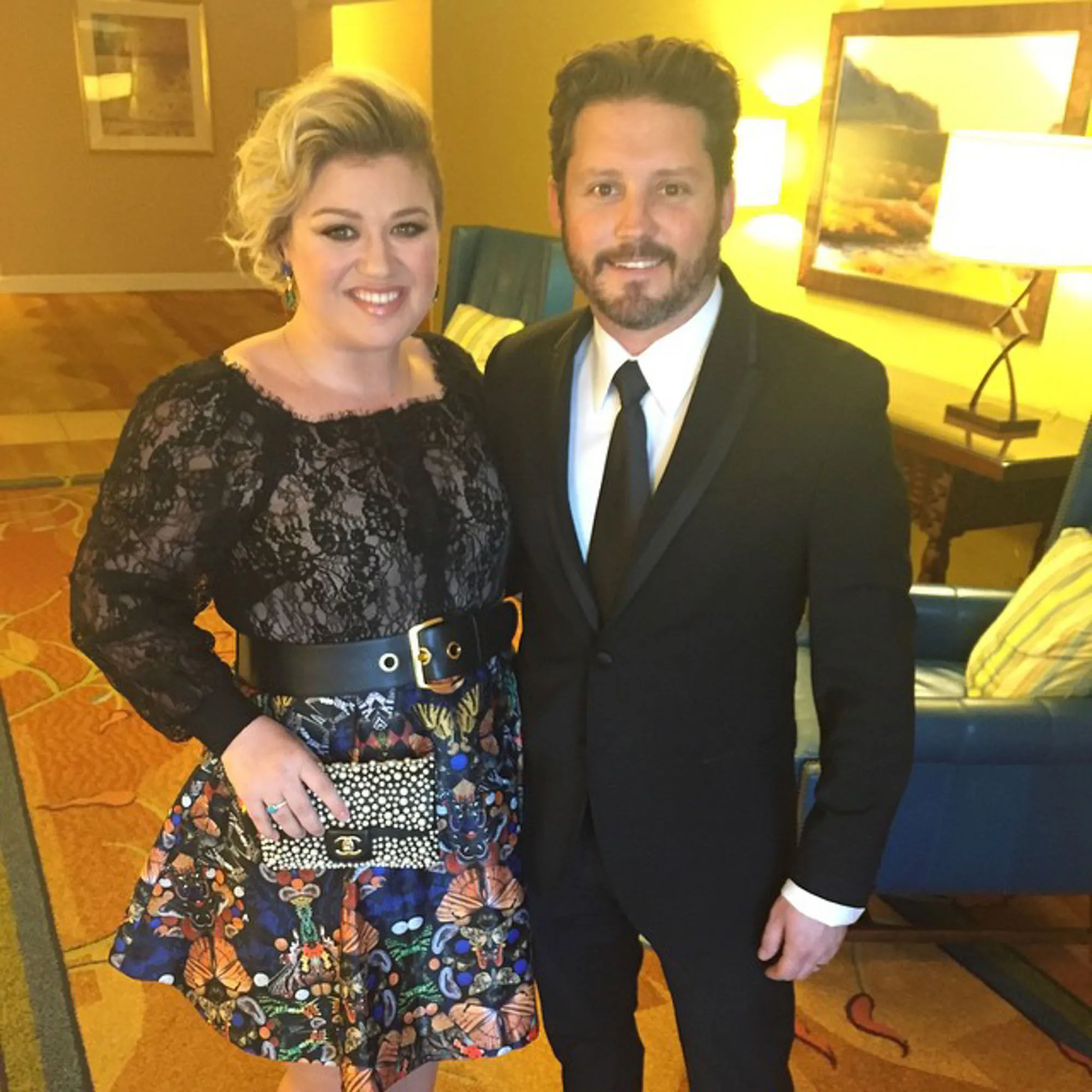 Kelly Clarkson and Brandon Blackstock.