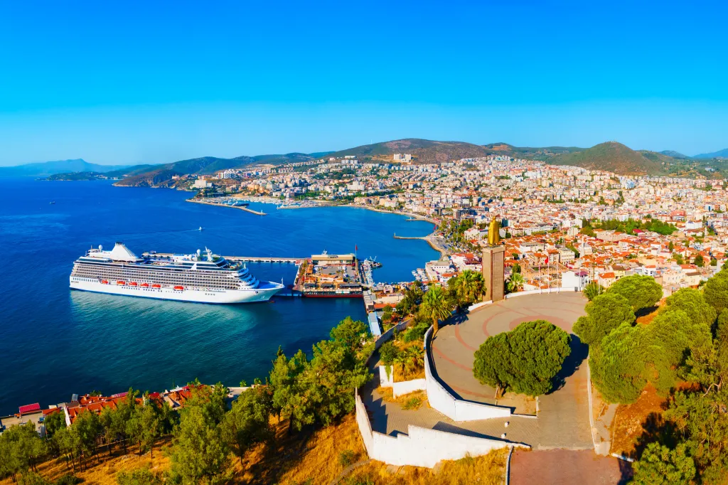 The Turkish port of Kuşadası was set to welcome the 