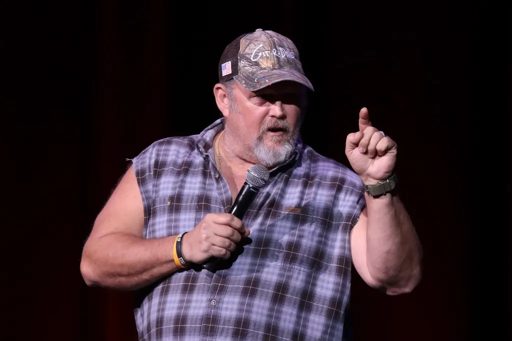 Larry the Cable Guy performs in concert.