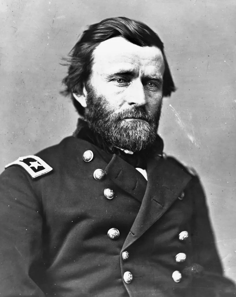 Portrait of General Ulysses S. Grant, leader of the Union army.