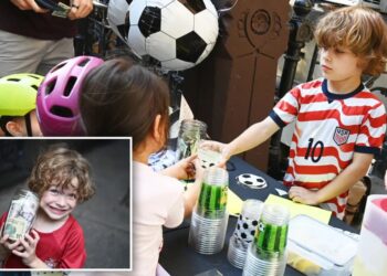 Cristiano Ronaldo-obsessed NYC 5-year-old opens lemonade stand to raise money for World Cup Lego set