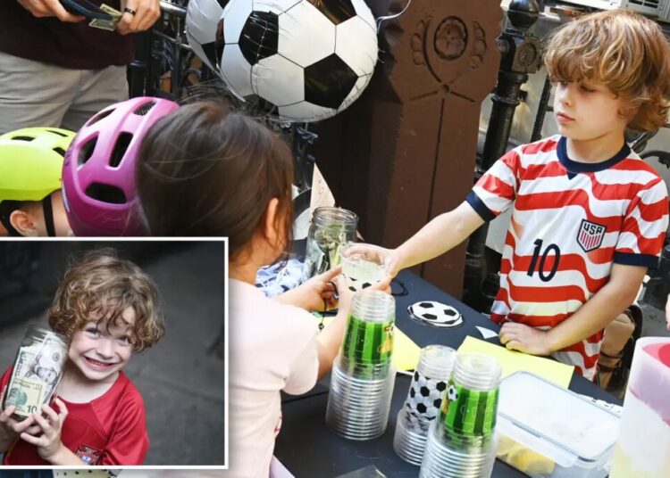 Cristiano Ronaldo-obsessed NYC 5-year-old opens lemonade stand to raise money for World Cup Lego set