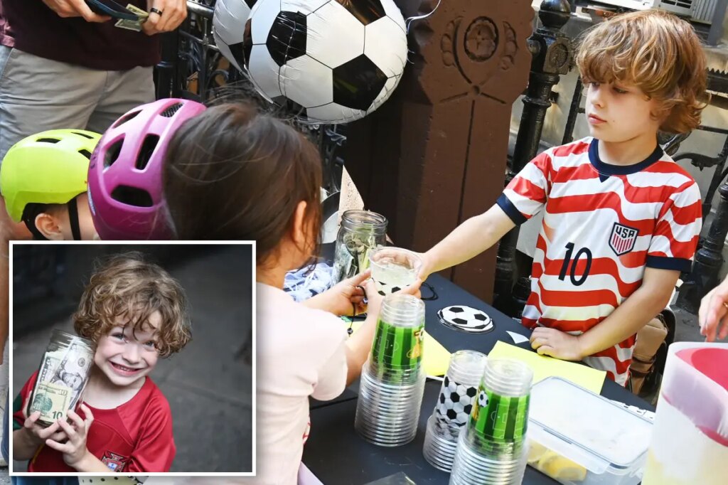 Cristiano Ronaldo-obsessed NYC 5-year-old opens lemonade stand to raise money for World Cup Lego set
