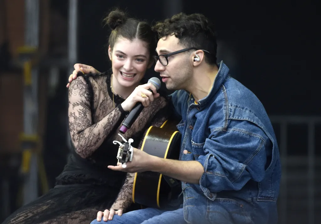 Lorde and Jack Antonoff perform during the 2017 Outside Lands Music and Arts Festival.