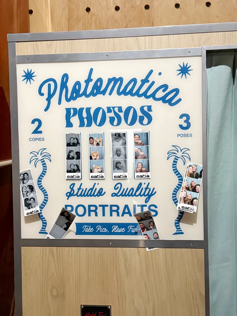Photomatica photo booth with 