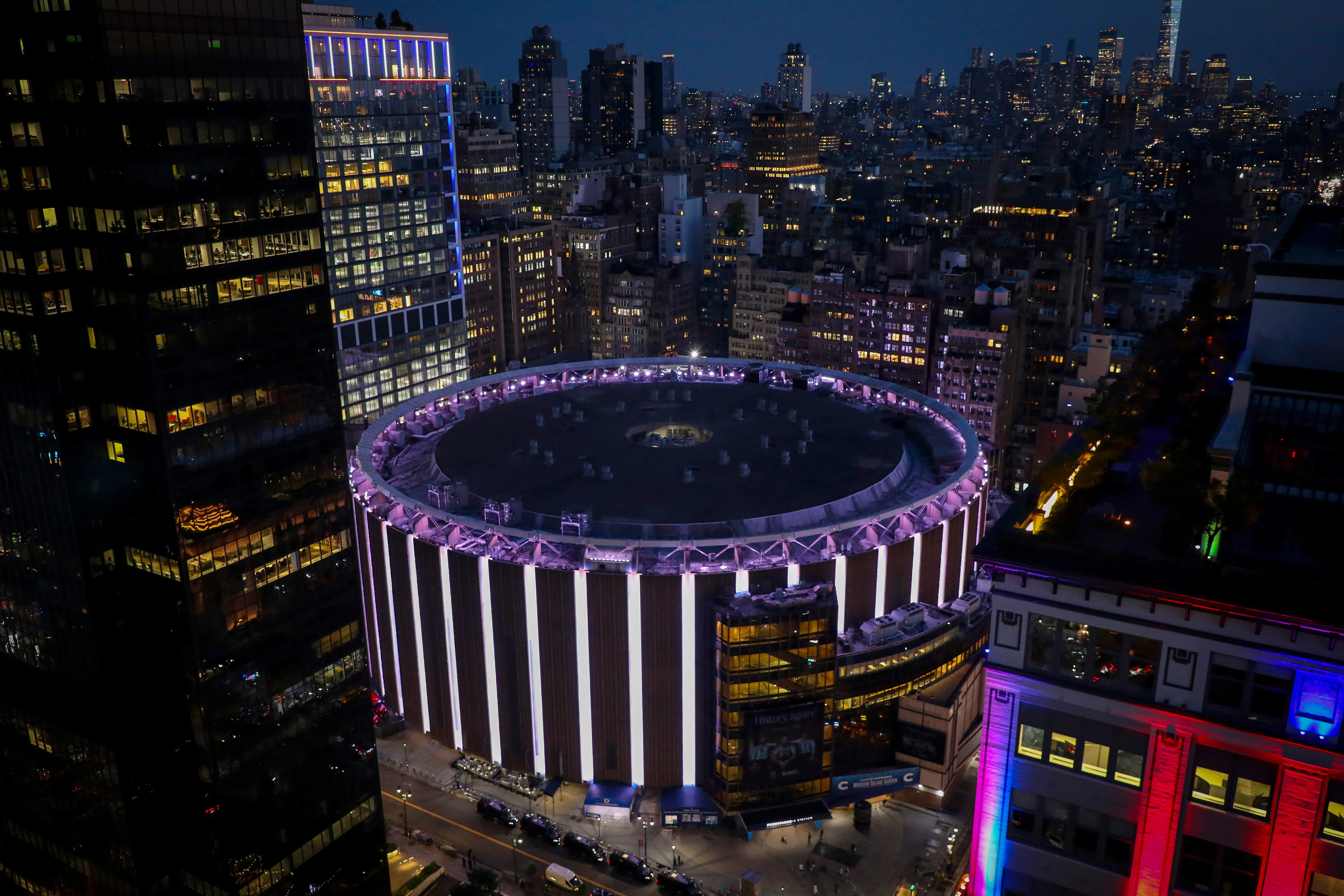 Madison Square Garden.