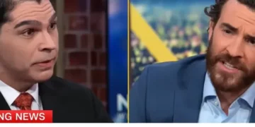 Shouting match erupts after MAGA commentator makes striking claim about the Epstein files