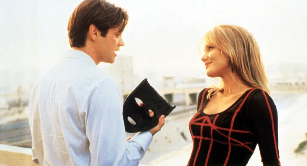 Jim Carrey holding 
