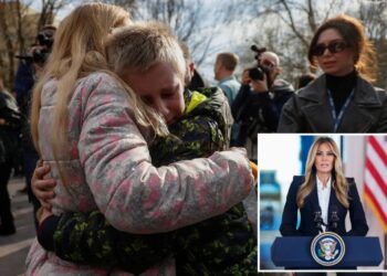 Five more Ukrainian, Russian kids reunited with their families, Melania Trump says