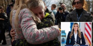 Five more Ukrainian, Russian kids reunited with their families, Melania Trump says