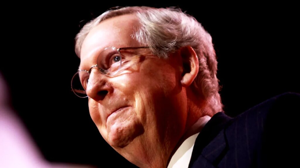 ‘Insulted’ GOP senator storms off live interview when pressed on McConnell’s proof of life