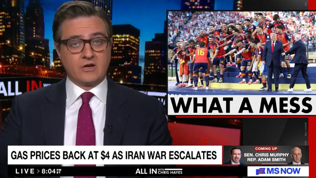 ‘Asleep at the wheel!’ Chris Hayes aghast at Trump’s apathy as war casualties pile up
