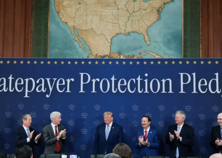 Trump urges communities to ignore data center complaints: ‘Can’t fight it’