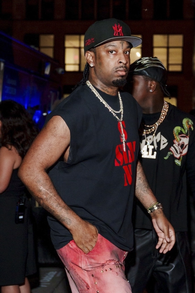 Rapper 21 Savage attending an event in New York city