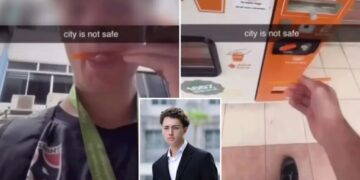 French student pleads guilty and is fined for a straw-licking stunt in Singapore