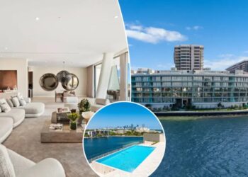 Inside a new $23.5M Florida penthouse with a private pool — in the first new building built on a private Miami island in 47 years