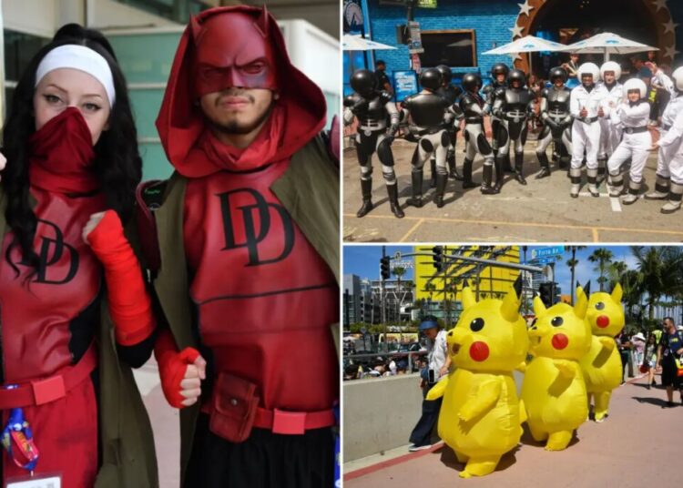 Comic Con cosplayers brave heat, mishaps and months of work to showcase fandom
