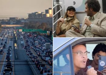 LA takes a spin at iconic NYC interview segment, with freeways instead of subways
