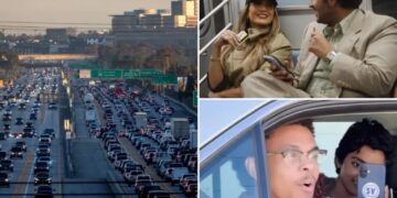 LA takes a spin at iconic NYC interview segment, with freeways instead of subways