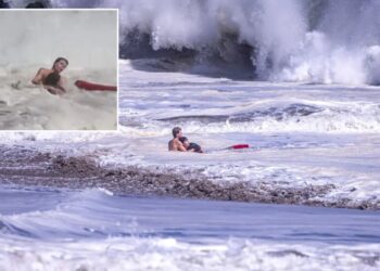 Hero teen lifeguard who saved boy from pounding California surf rescued others that day, dad reveals