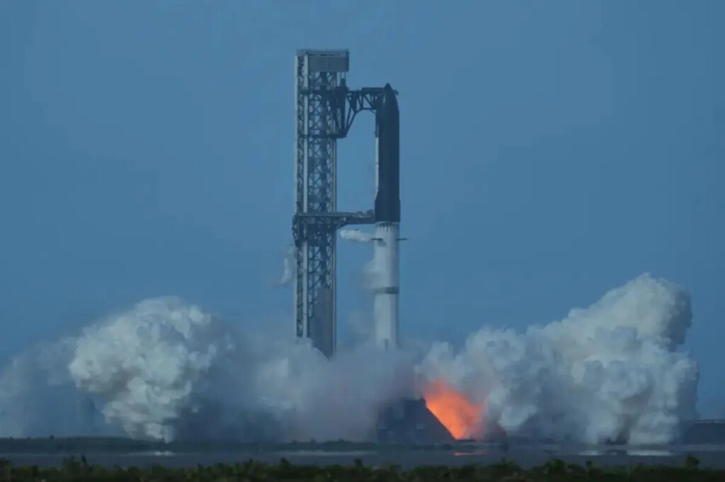 SpaceX Starship launch aborted when engines fail to start just before takeoff