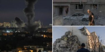 Russian missiles and drones kill 8 and cause damage across Ukraine capital