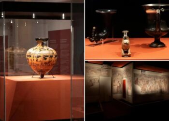 Italy puts ancient Etruscan tomb paintings worth millions on display in latest cultural acquisition