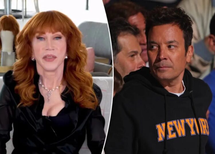 Kathy Griffin claims she’s banned from Jimmy Fallon’s ‘Tonight Show’ for being ‘too inappropriate, controversial’