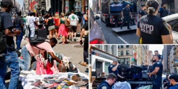 NYPD raids illegal NYC vendors again — but Canal Street businesses say it won’t change a thing