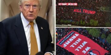 Trump warns US military will ‘destroy all areas of Iran’ in the event he’s assassinated by regime: ‘1,000 Missiles Locked and Loaded’