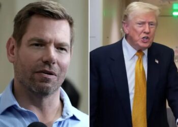 Eric Swalwell spent years coming for Trump — then tried silencing critics