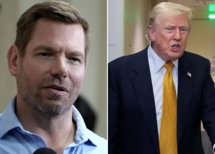 Eric Swalwell spent years coming for Trump — then tried silencing critics