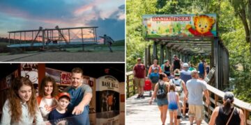 The most all-American attraction in each of the 13 OG colonies to visit this summer