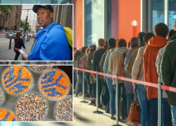 Americans are paying people to wait in line for TikTok-famous food