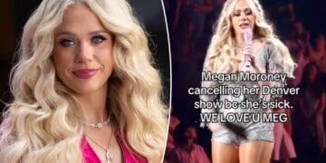 Megan Moroney cancels Denver concert after 3 songs as she fights back tears