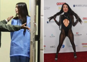 Penthouse Pet’s Coachella crime spree revealed as she’s seen for first time in jailhouse gown