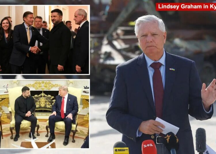 Senate advances Lindsey Graham’s long-stalled Russia sanctions bill just hours after his funeral