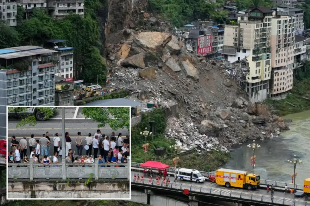 China landslide kills at least 8 as rescuers race to find survivors in rain