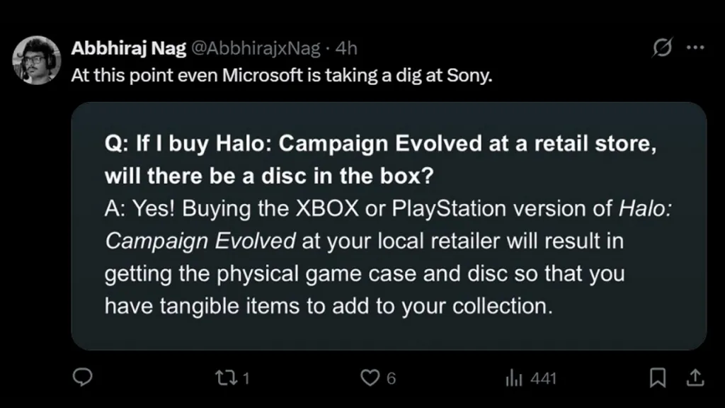 Players Respond to Halo Physical Disc Post