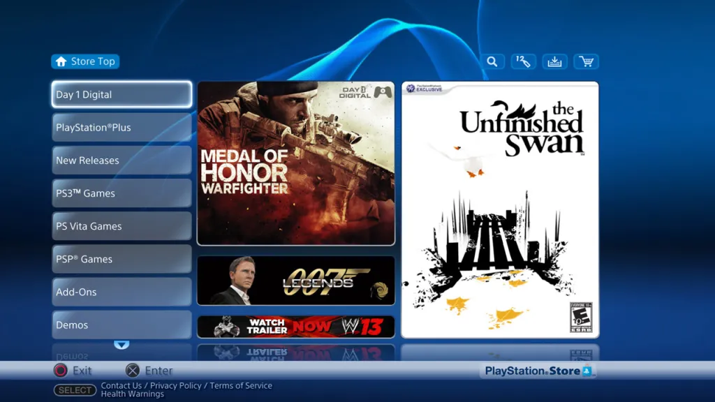 PlayStation Store PS3 Wallpaper
