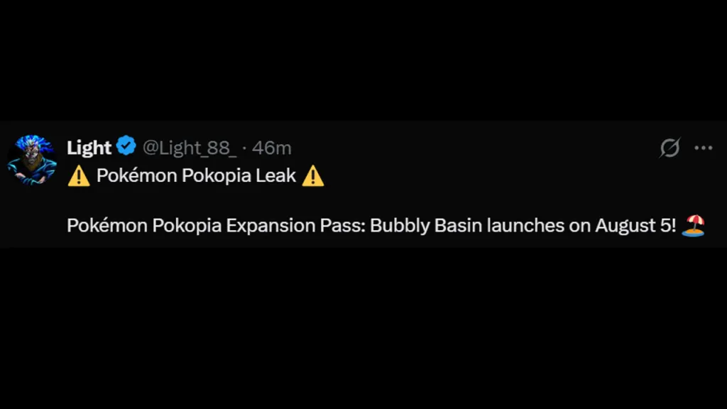 Pokémon Pokopia DLC Release Date Leaked