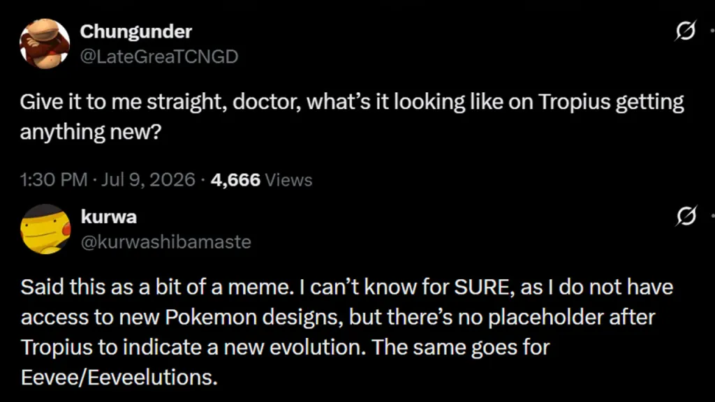 Pokémon Winds and Waves Eevee Leak