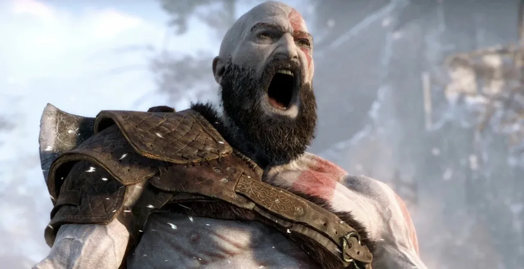 PS5 God of War Kratos Angry