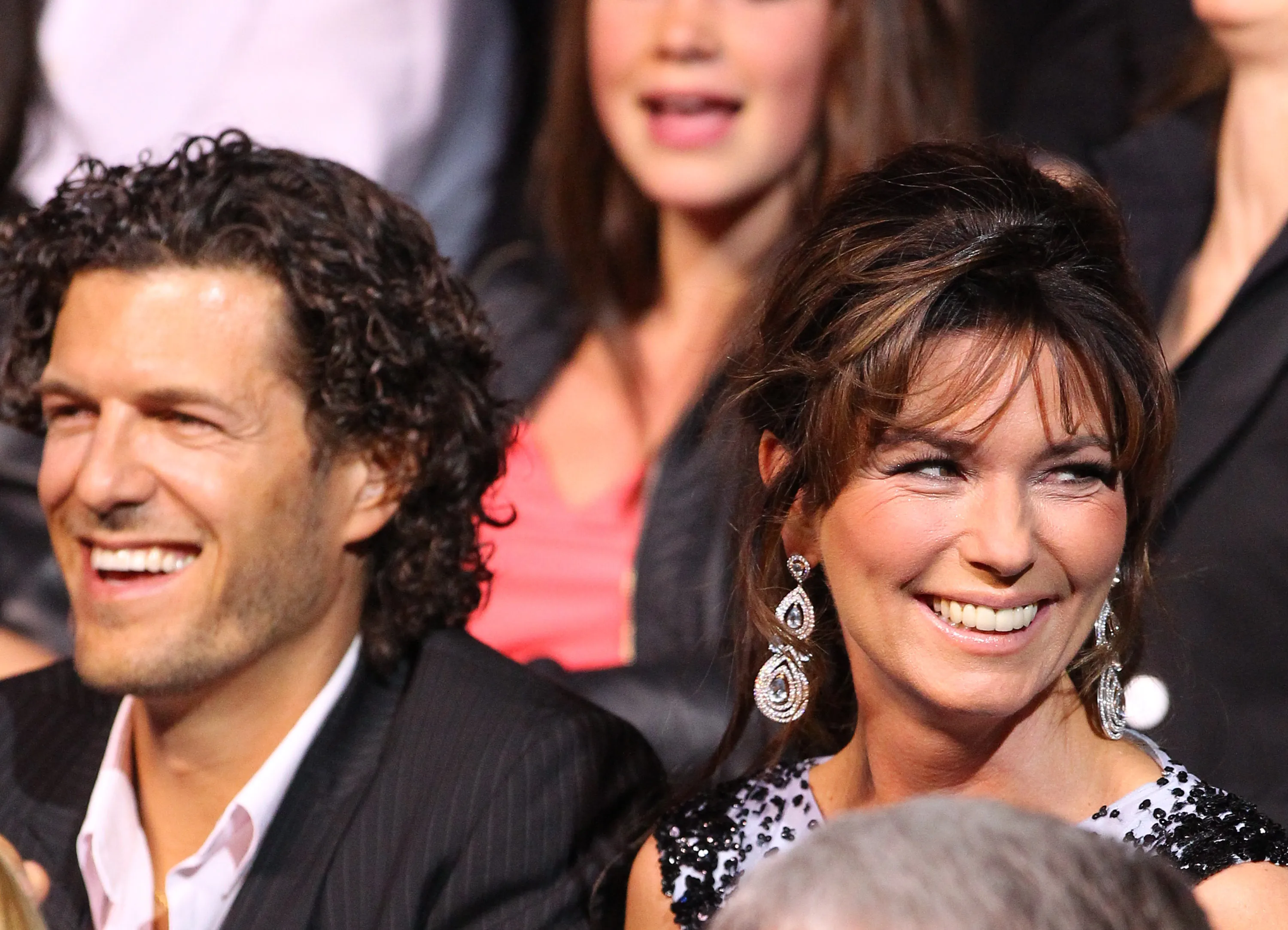 Shania Twain and her husband Frederic Thiebaud at the 2011 Juno Awards.