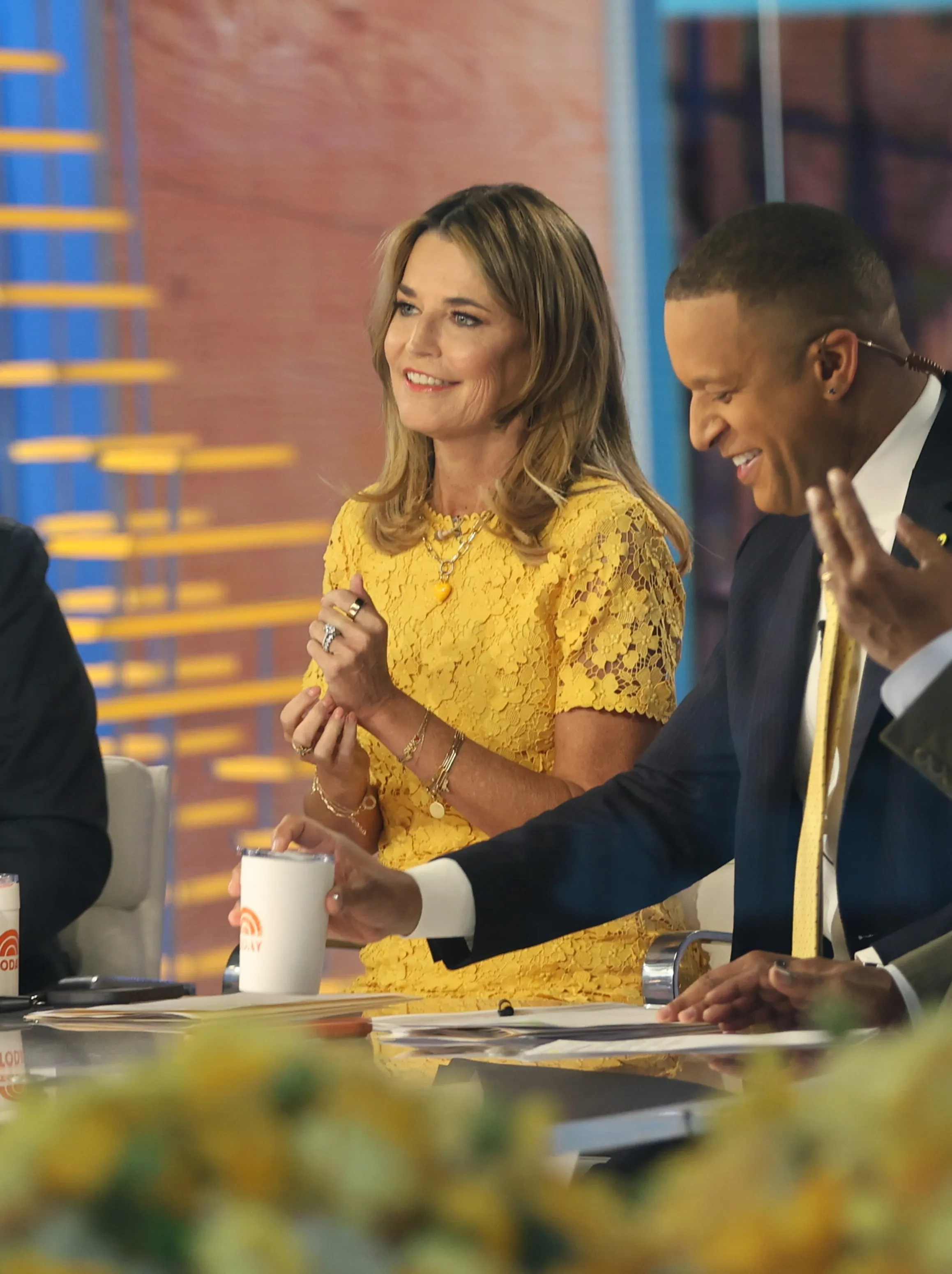 Savannah Guthrie and Craig Melvin on the 
